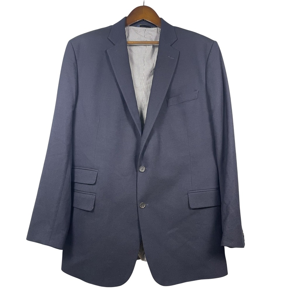 Brooks Brothers Blazer Men 42R Navy Blue Reda 1865 Italian Wool Sport Coat